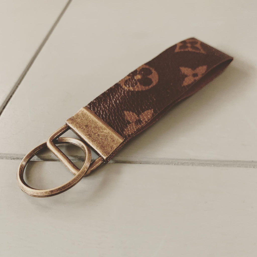Upcycled Louis Vuitton Leather Key Chain V2 – N.Kluger Designs