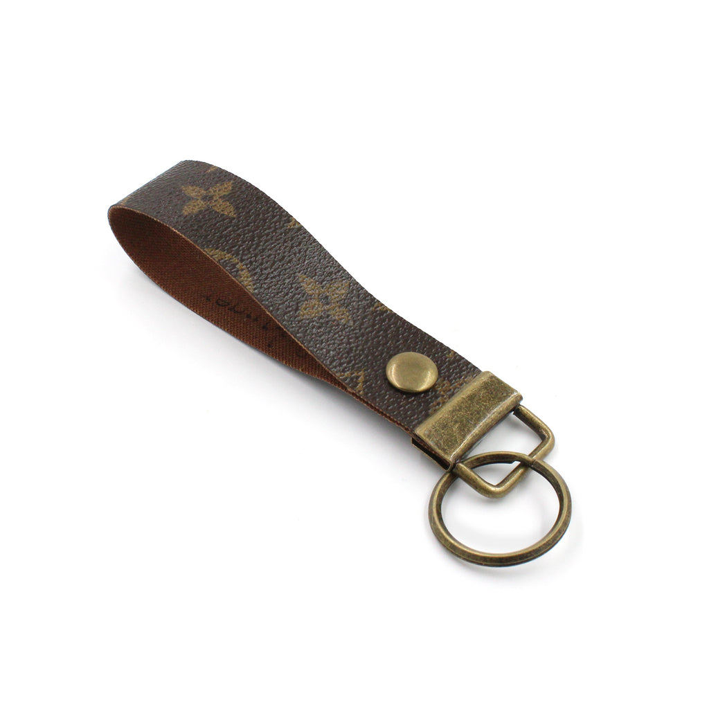 Upcycled Louis Vuitton Leather Key Chain – N.Kluger Designs