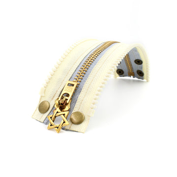 Simply Star of David Zip Bracelet