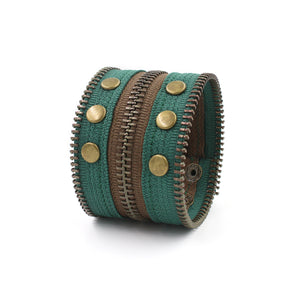 Portland Rivet Zip Bracelet - N.Kluger Designs bracelet