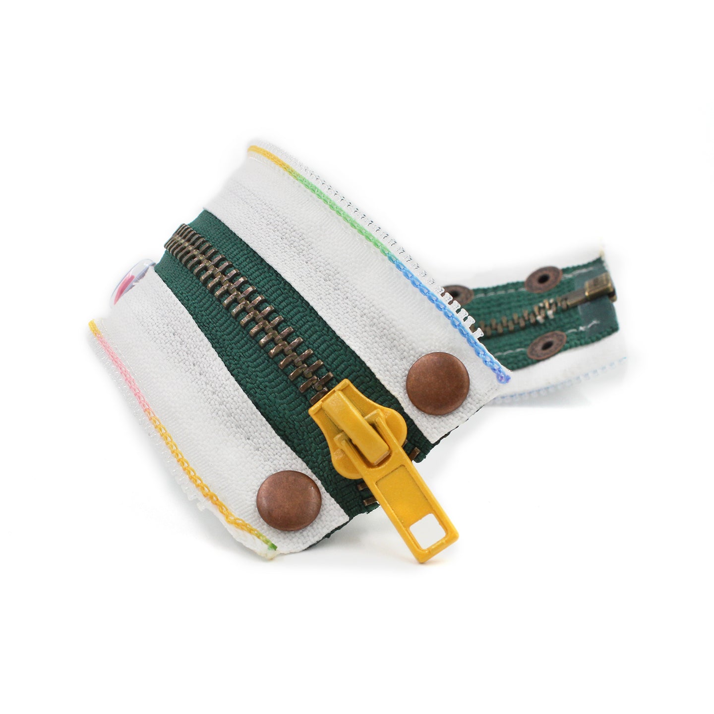 Wacky Rainbow the Monster Zip Bracelet - N.Kluger Designs bracelet