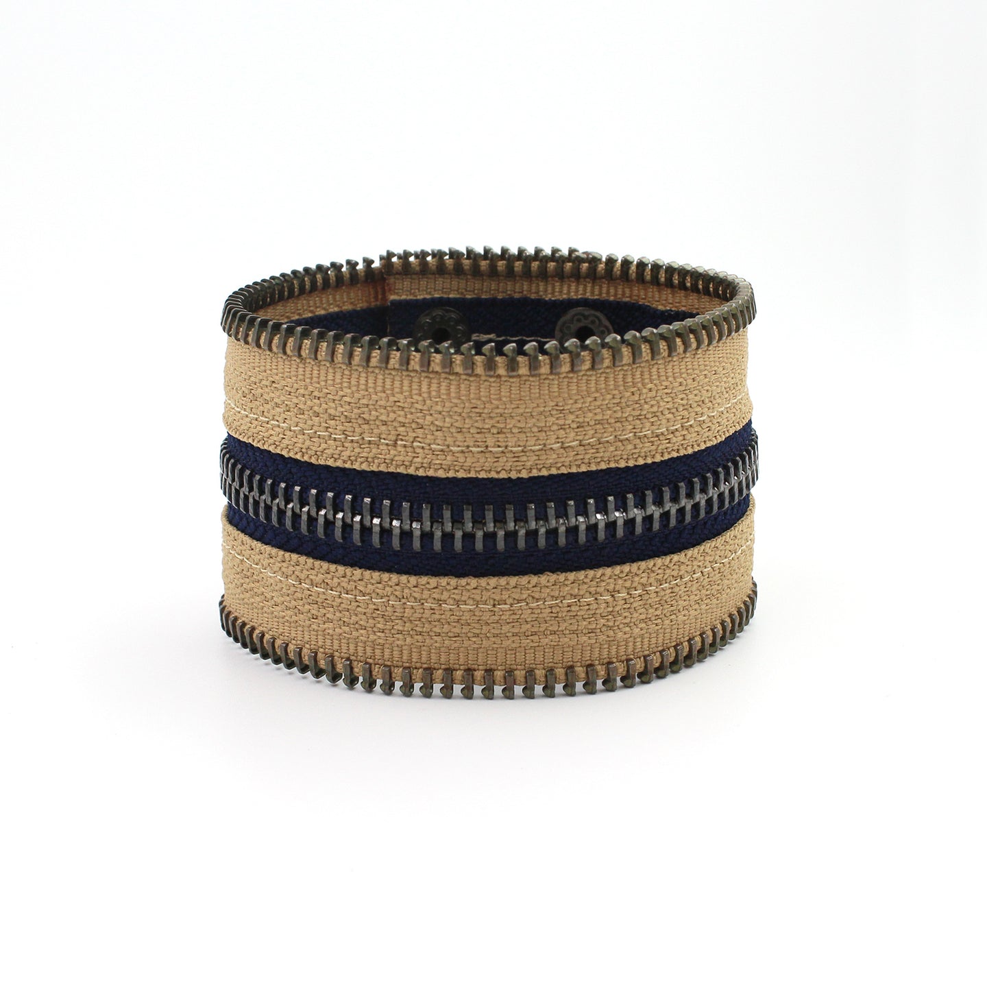 The Shell That Broke The Camel's Back Zip Bracelet - N.Kluger Designs bracelet
