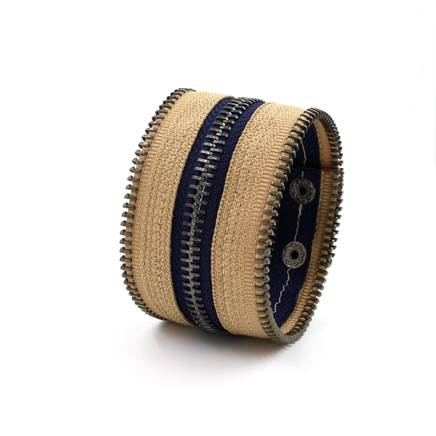 The Shell That Broke The Camel's Back Zip Bracelet - N.Kluger Designs bracelet