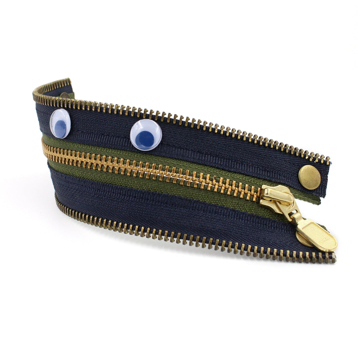 Ivy Olive the Monster Zip Bracelet - N.Kluger Designs bracelet